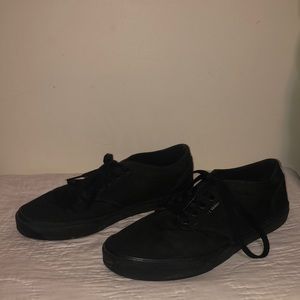 Black Low top Vans size 11 men